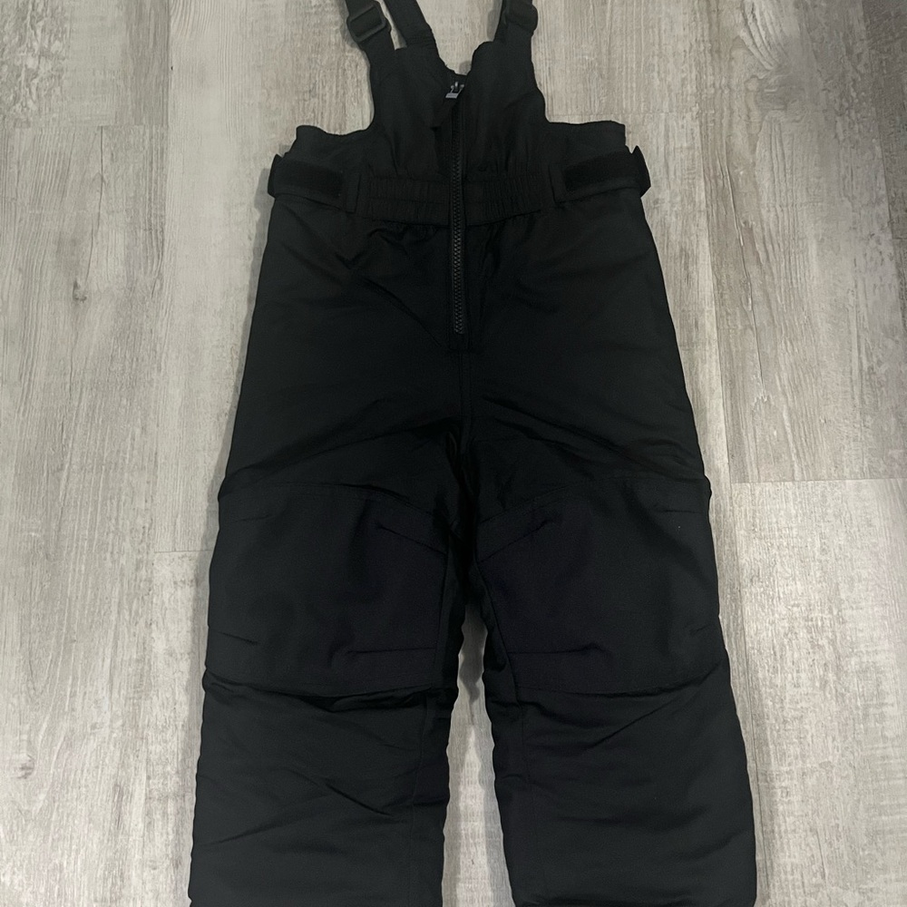 Kids Black Snow Bib